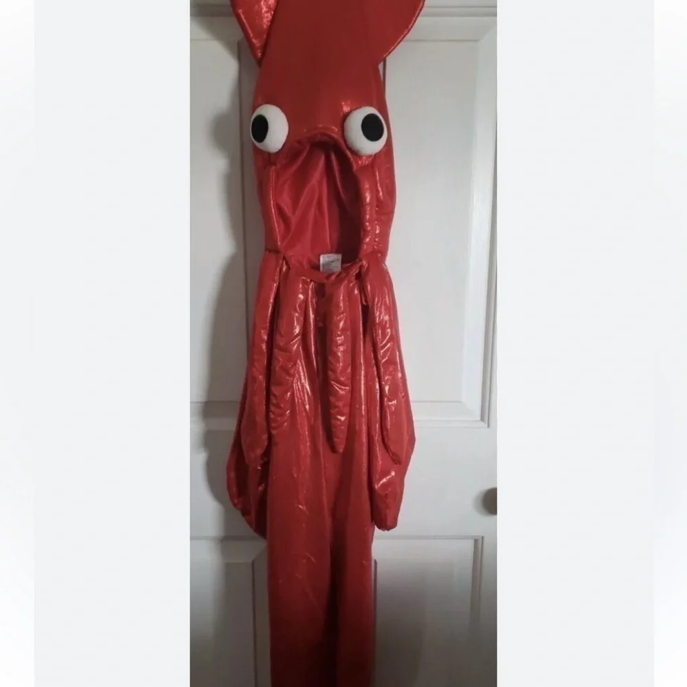 Toddler CHILD Red Squid Costume 2-3T Squid halloween costume COSPLAY/dress up